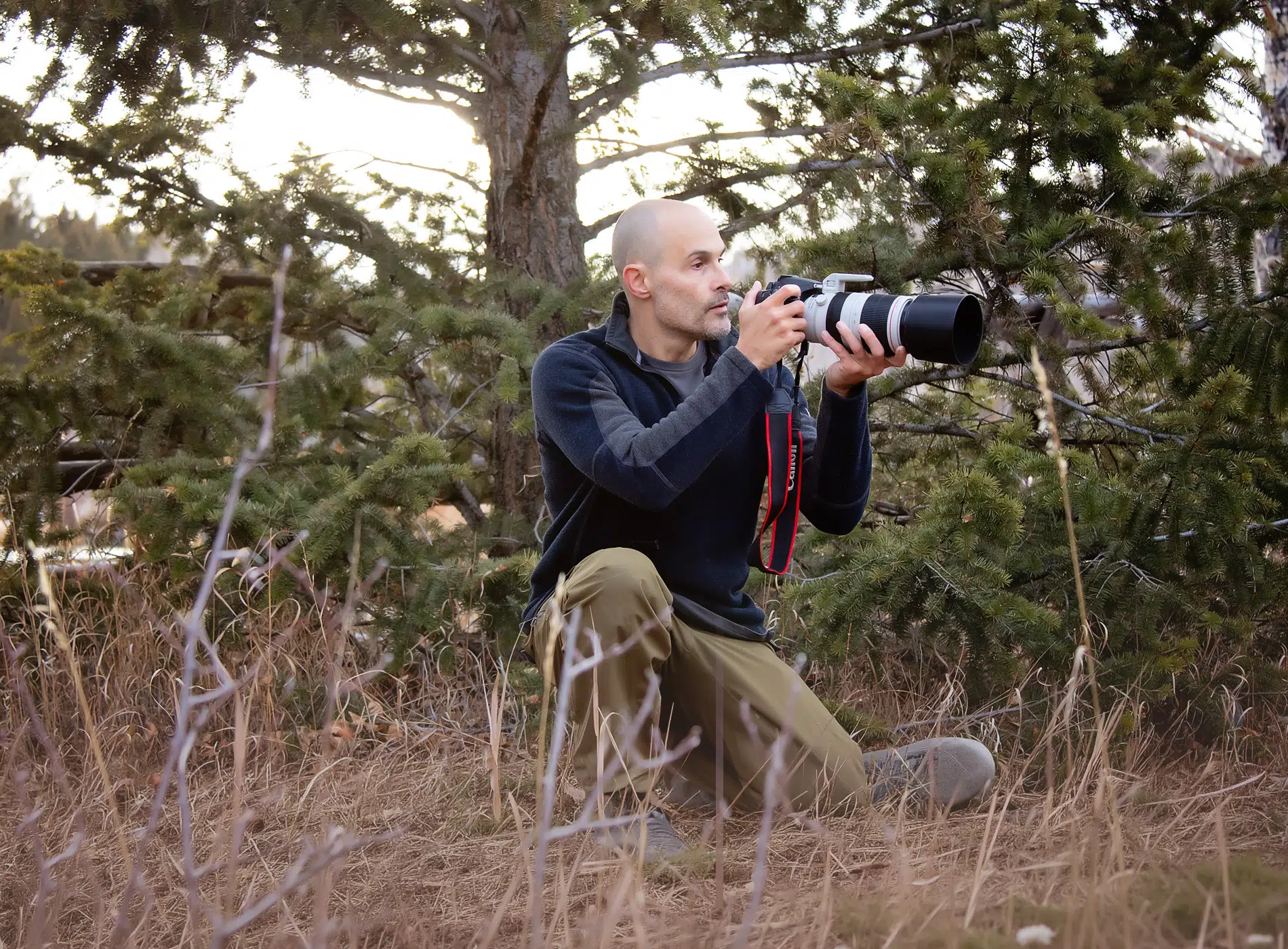 Packy Savvenas particpating in wildlife photography in Grand Tetons National Park